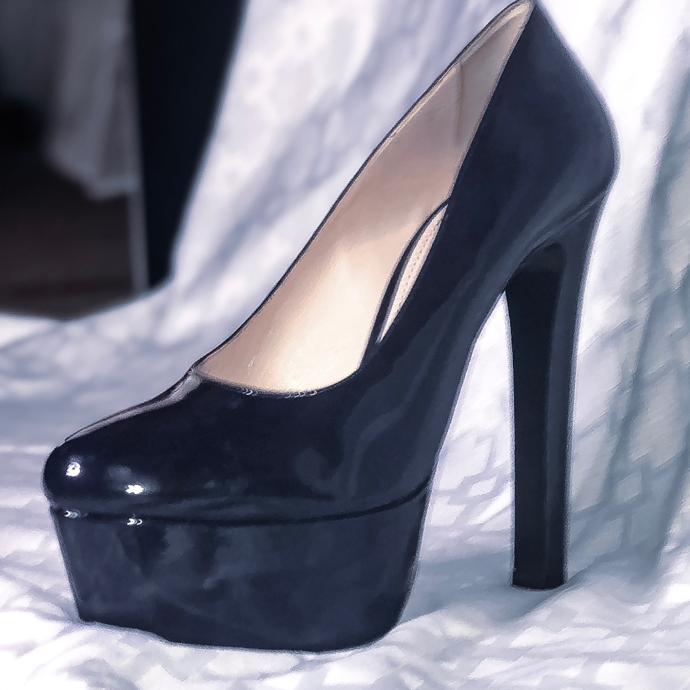 Miu Miu Women's Patent Leather Platform Heel